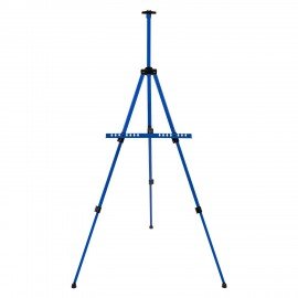 Мольберт тренога металл телескопический синий 117х166х94 см, чехол, BRAUBERG ART BASIC, 192751