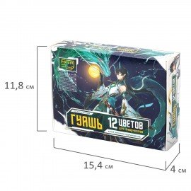 Гуашь FORUM "Аниме", 12 цветов по 17 мл, FG-112-Ani