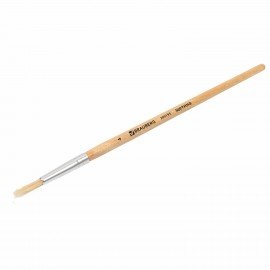 Кисть BRAUBERG, щетина, круглая, № 4, 200195