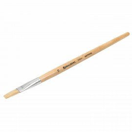 Кисть BRAUBERG, щетина, плоская, № 10, 200203