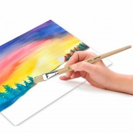 Кисть BRAUBERG, щетина, плоская, № 16, 200205