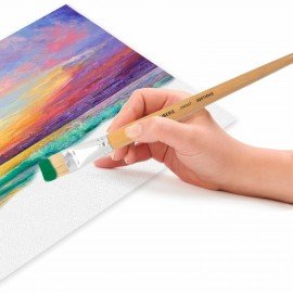 Кисть BRAUBERG, щетина, плоская, № 22, 200207