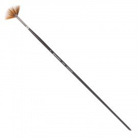 Кисть художественная проф. BRAUBERG ART CLASSIC, синтетика мягкая, веерная, № 4, длинная ручка, 200639