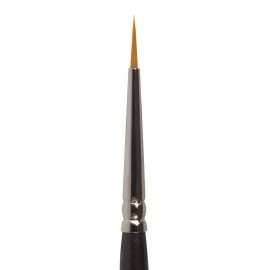 Кисть художественная проф. BRAUBERG ART CLASSIC, синтетика жесткая, круглая, № 00, короткая ручка, 200642