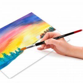 Кисть BRAUBERG синтетика, круглая, №8, 200853