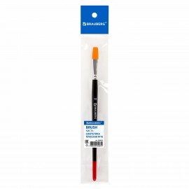 Кисть BRAUBERG синтетика, плоская, №10, 200870
