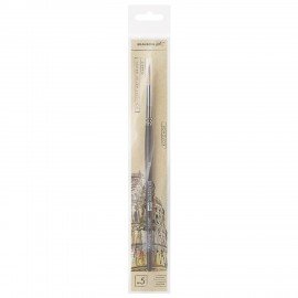 Кисть художественная проф. BRAUBERG ART CLASSIC, колонок, круглая, № 5, короткая ручка, 200934