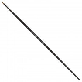 Кисть художественная проф. BRAUBERG ART CLASSIC, колонок, плоская, № 2, длинная ручка, 200936