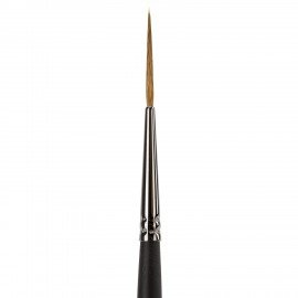 Кисть художественная проф. BRAUBERG ART CLASSIC, колонок, лайнер, № 00, короткая ручка, 200940