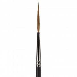 Кисть художественная проф. BRAUBERG ART CLASSIC, колонок, лайнер, № 1, короткая ручка, 200942
