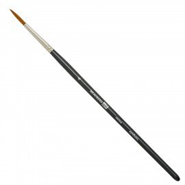 Кисти художественные набор 12 шт., в черной скрутке, синтетика, BRAUBERG ART CLASSIC, № 1-14 + веерная, 200968