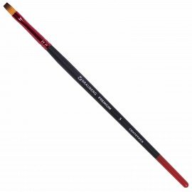 Кисти BRAUBERG PREMIUM, набор 5 шт. (синтетика, круглая № 1, 3, 5, плоская № 5, 8), блистер, 201024