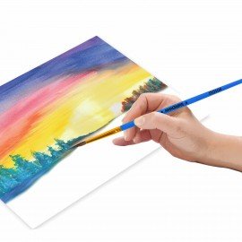 Кисти ПОНИ набор 3 шт. (круглые № 2,3,4), пакет с европодвесом, ЮНЛАНДИЯ, 201073