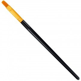 Кисти набор 10 шт., синтетика, черные, № 2/0-8, (Круглые; Овальные; Плоские; Лайнеры),WBZ, 201084