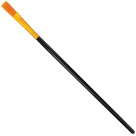 Кисти набор 10 шт., синтетика, черные, № 2/0-8, (Круглые; Овальные; Плоские; Лайнеры),WBZ, 201084