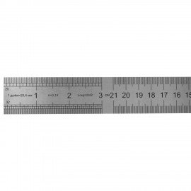 Линейка металлическая 50 см СУПЕРПРОЧНАЯ, ПВХ чехол, ГРАНДМАСТЕР, 210814