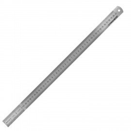 Линейка металлическая 50 см СУПЕРПРОЧНАЯ, ПВХ чехол, ГРАНДМАСТЕР, 210814