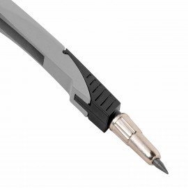 Готовальня BRAUBERG ULTRA, 3 предмета: циркуль 135 мм, запасные грифели, насадка, графитовый цвет, 210821