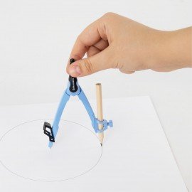 Готовальня BRAUBERG ULTRA, 3 предмета: циркуль 135 мм, запасной грифель, насадка, аквамариновый цвет, 210822