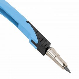 Готовальня BRAUBERG ULTRA, 3 предмета: циркуль 135 мм, запасной грифель, насадка, аквамариновый цвет, 210822