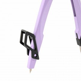 Готовальня BRAUBERG ULTRA, 3 предмета: циркуль 135 мм, запасной грифель, насадка, лавандовый цвет, 210823