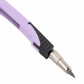 Готовальня BRAUBERG ULTRA, 3 предмета: циркуль 135 мм, запасной грифель, насадка, лавандовый цвет, 210823