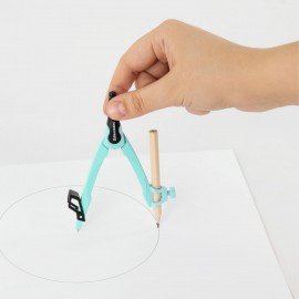 Готовальня BRAUBERG ULTRA, 3 предмета: циркуль 135 мм, запасной грифель, насадка, мятный цвет, 210824