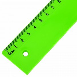 Линейка пластик 50 см ПИФАГОР, непрозрачная, неоновая, ассорти, 210845