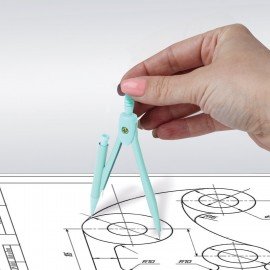 Готовальня ПИФАГОР, 2 предмета: циркуль 120 мм, запасные грифели, пенал, ассорти, 210861