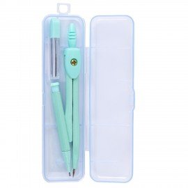 Готовальня ПИФАГОР, 2 предмета: циркуль 120 мм, запасные грифели, пенал, ассорти, 210861