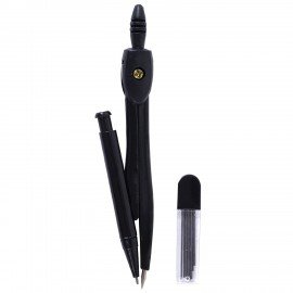 Готовальня STAFF, 9 предметов: циркуль 120 мм, чертежные принадлежности, механический карандаш, пластиковый пенал, 210863