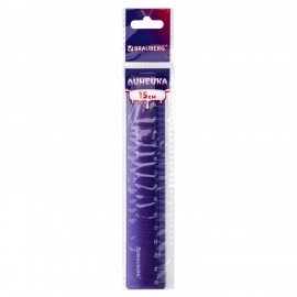 Линейка пластиковая 15 см BRAUBERG "CUTE MONSTERS", с печатью, ассорти, 210866