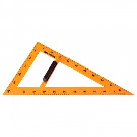 Набор чертежный для классной доски Compact (2 треугольника, транспортир, циркуль, складная линейка 100см), BRAUBERG, 210871, 210872