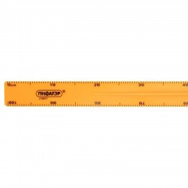 Линейка пластиковая 100 см, для классной доски, с держателем, ПИФАГОР, 210877