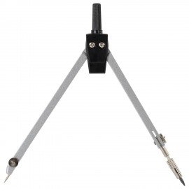 Готовальня STAFF SCHOOL, 3 предмета: циркуль 135 мм, рейсфедерная вставка, запасные грифели, 210934