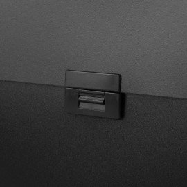 Папка-портфель пластиковая BRAUBERG "Energy" А4 (330х256х32 мм), 7 отделений, черная, 221204