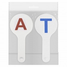 Веер-касса (гласные, согласные), НАБОР 2 шт., европодвес, ГС-01