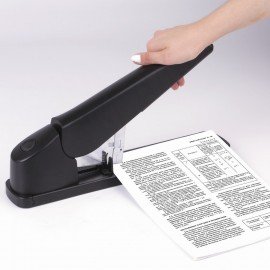 Степлер МОЩНЫЙ №24/6-23/24 BRAUBERG "Heavy duty MX", до 200 листов, черный, 222564