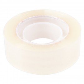 Клейкие ленты 19 мм х 33 м канцелярские BRAUBERG, комплект 12 шт., прозрачные, 223125