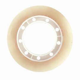 Клейкие ленты 12 мм х 33 м канцелярские ОФИСМАГ, комплект 4 шт., прозрачные, гарантированная длина, 223126