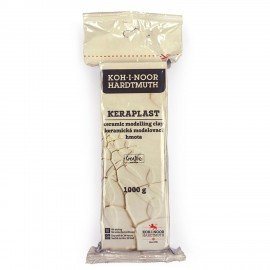 Паста (масса) для моделирования и лепки керамическая KOH-I-NOOR, отвердевающая, 1000 г, белая, 13170600000