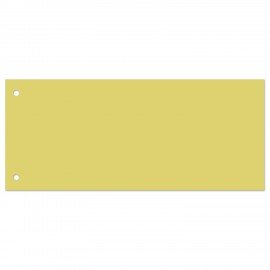 Разделители листов (полосы 240х105 мм) картонные, КОМПЛЕКТ 100 штук, желтые, BRAUBERG, 223972