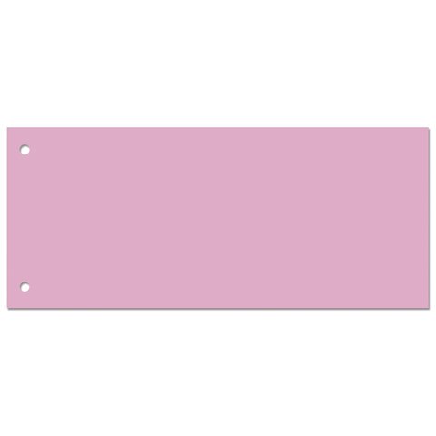 Разделители листов (полосы 240х105 мм) картонные, КОМПЛЕКТ 100 штук, розовые, BRAUBERG, 223974