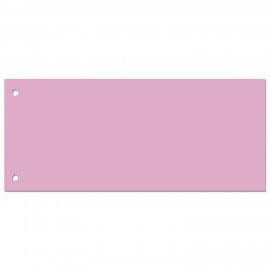 Разделители листов (полосы 240х105 мм) картонные, КОМПЛЕКТ 100 штук, розовые, BRAUBERG, 223974