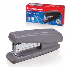 Степлер №24/6 ERICH KRAUSE, до 25 листов, ассорти, 2434