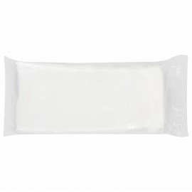 Паста (масса) для лепки BRAUBERG, самозатвердевающая, 500 г, натуральный белый, ВЫСШЕЕ КАЧЕСТВО, 224443