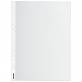 Папки-файлы перфорированные, А4, ОФИСМАГ "ПРЕМИУМ", комплект 100 шт., гладкие, 38 мкм, 224601