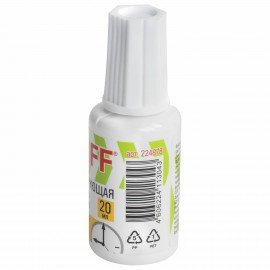 Корректирующая жидкость STAFF "EVERYDAY" быстросохнущая, 20 мл, с кисточкой, Россия, 224878