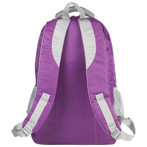 Рюкзак BRAUBERG для старшеклассников/студентов/молодежи, "Цветочный узор", 25 литров, 30х18х49 см, 225288