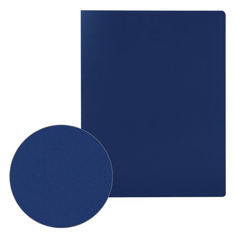 Папка 30 вкладышей STAFF, синяя, 0,5 мм, 225696